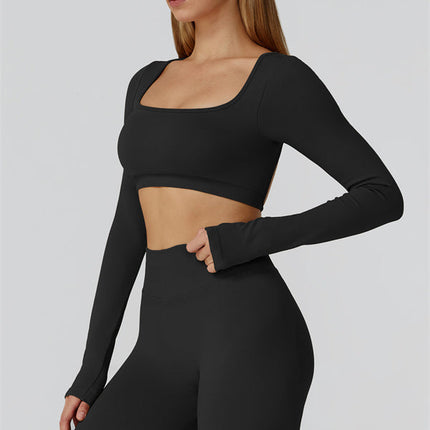 The Reign Long Sleeve Crop Top
