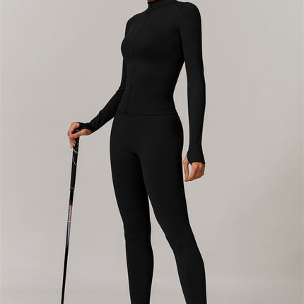 The Nova Luxe Jacket Sports Bra Leggings 3-Piece Set
