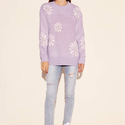 Daisy flower sweater