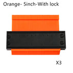 Orange / 5inch / 3PCS