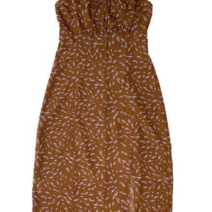 Front Side Slit Maxi Dress