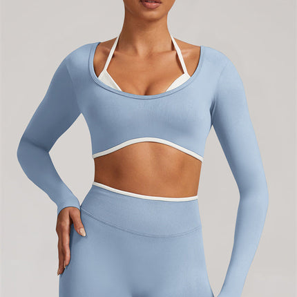 The Elevate Long Sleeve Crop top Leggings 2-Piece Set