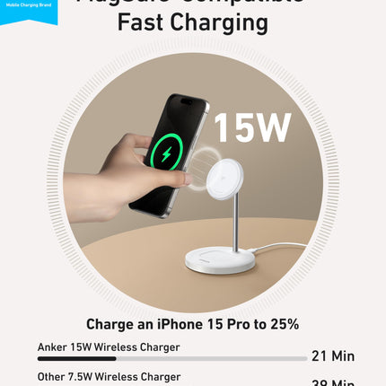 Anker MagGo Wireless Charger (2-in-1 Stand) BOA