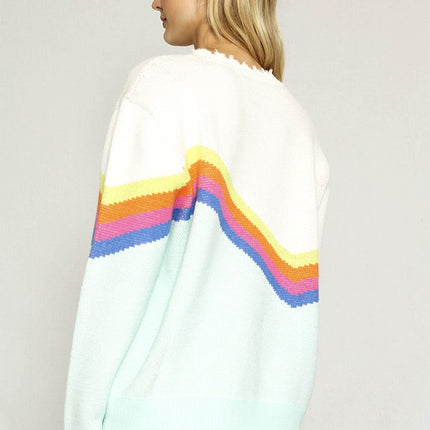 Retro stripe sweater