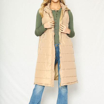 Long Puffer Vest