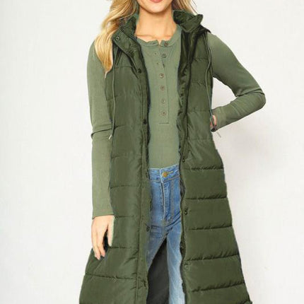 Long Puffer Vest