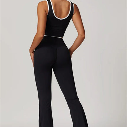 The Stamina Tank Top Flared Leggings 2-Piece Set