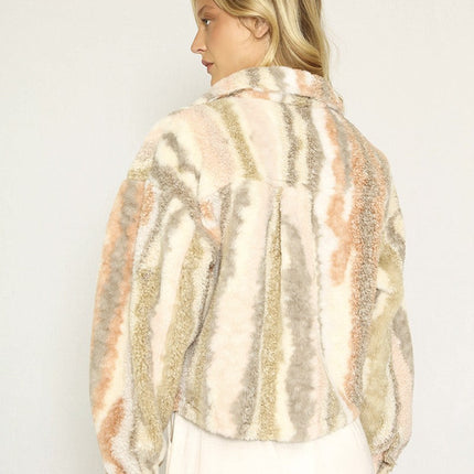 Marble Sherpa jacket