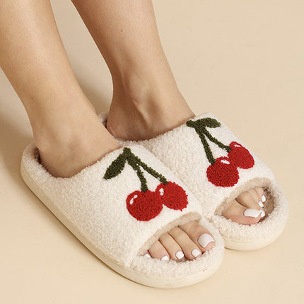Open toe novelty slippers