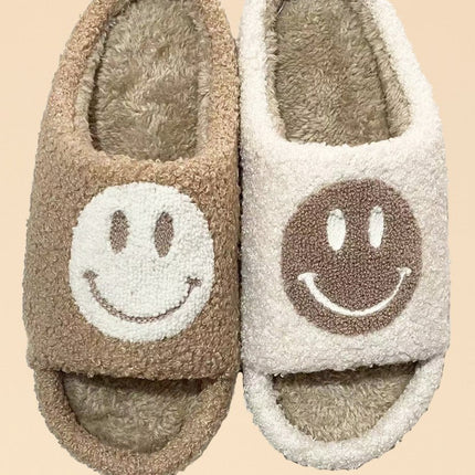 Open toe novelty slippers