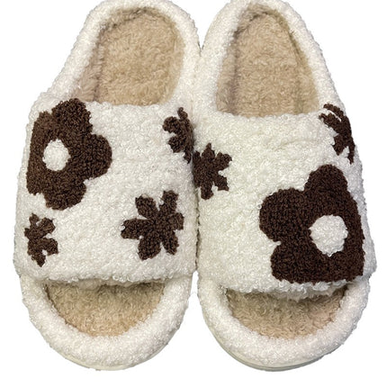 Open toe novelty slippers