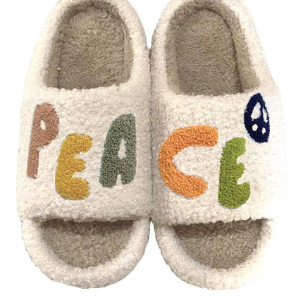 Open toe novelty slippers