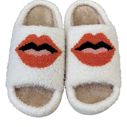 Open toe novelty slippers