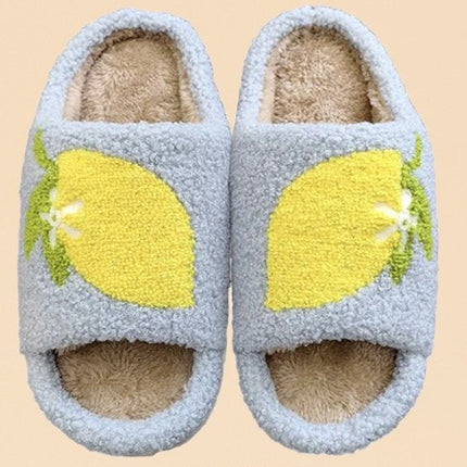 Open toe novelty slippers