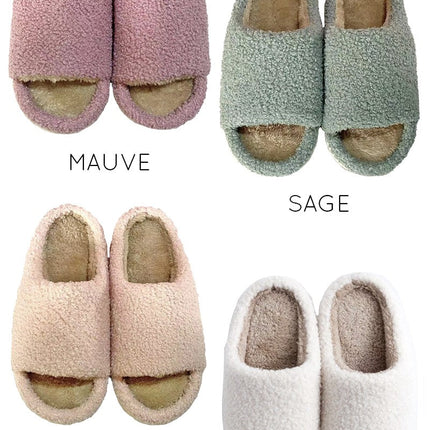 Open toe novelty slippers