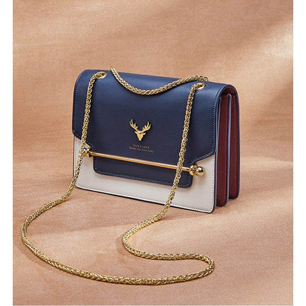 Fashion Texture Shoulder Bag Deer Head Crossbody