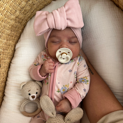 Blush Bloom (Convertible Zip Footies)