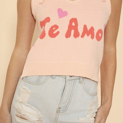 Te Amo tie tank
