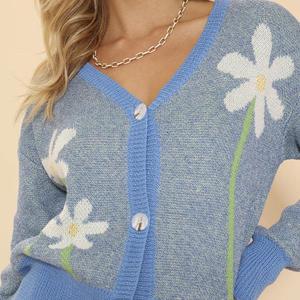 Flower cardigan