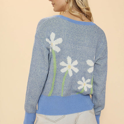 Flower cardigan