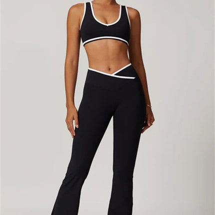 The Stamina Sports Bra Flared Leggings 2-Piece Set