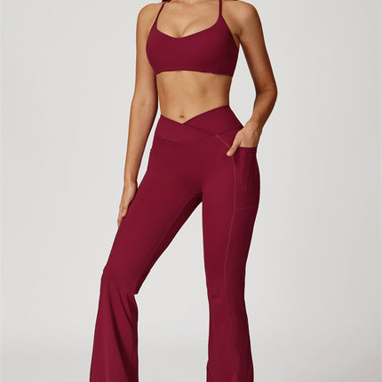 The Propel Sports Bra Flared Leggings 2-Piece Set