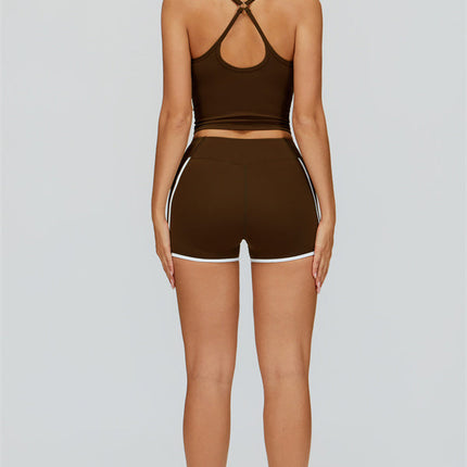 The Whisper Crop Top Shorts 2-Piece Set