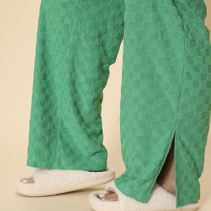 Terry checker pant set