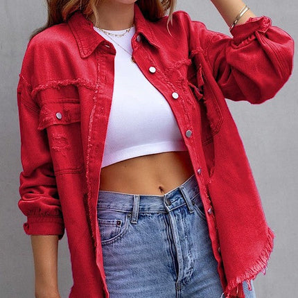 Tattered Denim Jacket