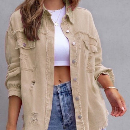 Tattered Denim Jacket