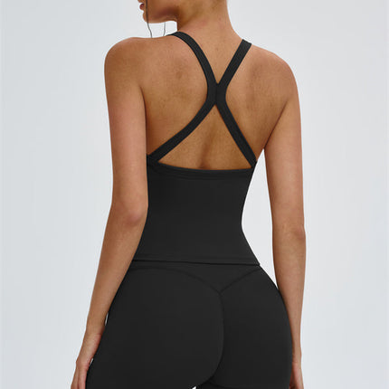 The Slate Cross Back Top
