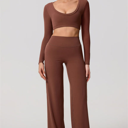 The Nestle Long Sleeve Crop Top