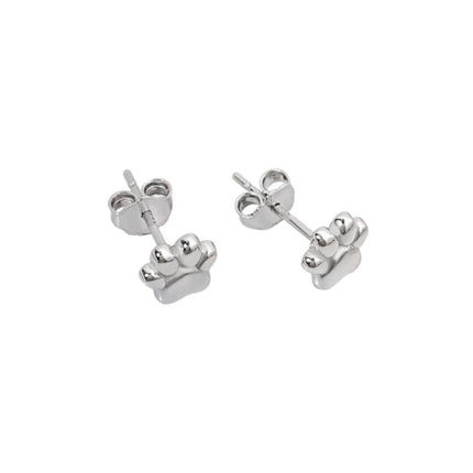 Pawfect Mini Paw Print Stud Earrings