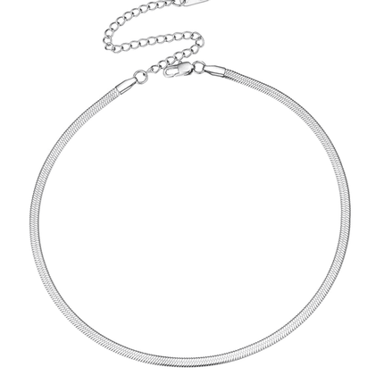 Emra Snake Chain Necklace – Sleek Sophistication & Versatility