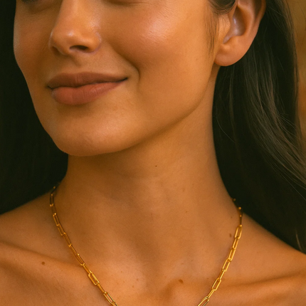 Paperclip Link Necklace – Effortless Glamour for Any Occasion