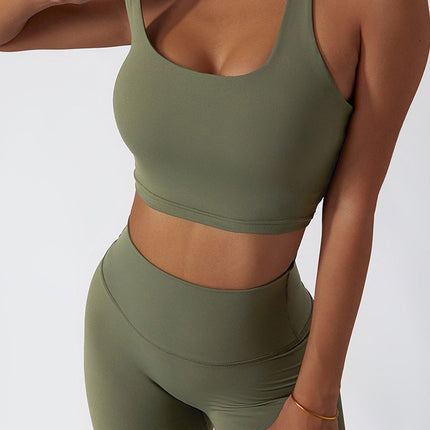 The Seraphine Halter Crop Top Leggings 2-Piece Set
