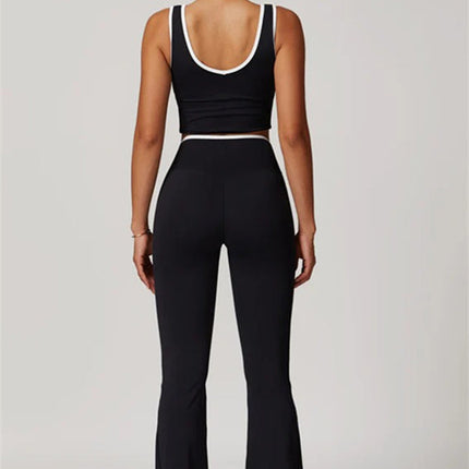 The Stamina Tank Top Flared Leggings 2-Piece Set