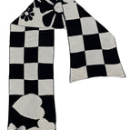 One size / Black white retro check