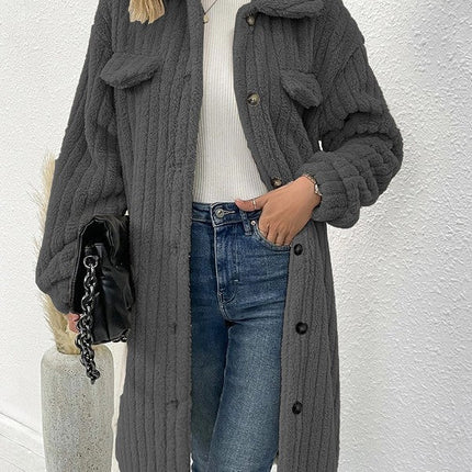 Long sherpa coat