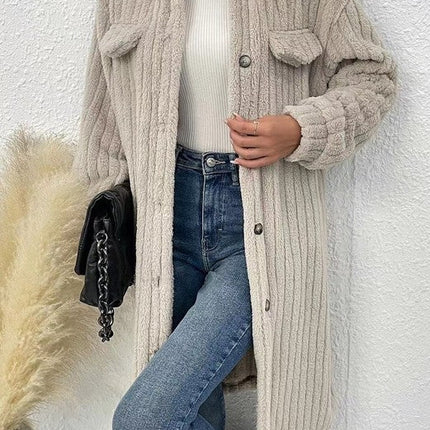 Long sherpa coat