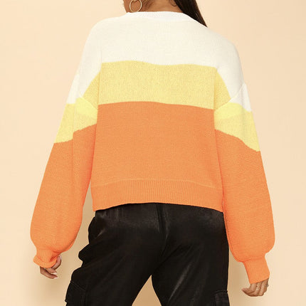 Candy corn Halloween Sweater