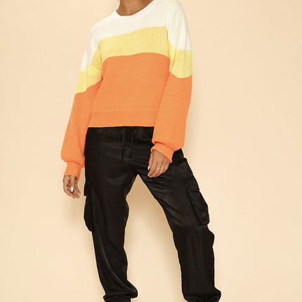 Candy corn Halloween Sweater
