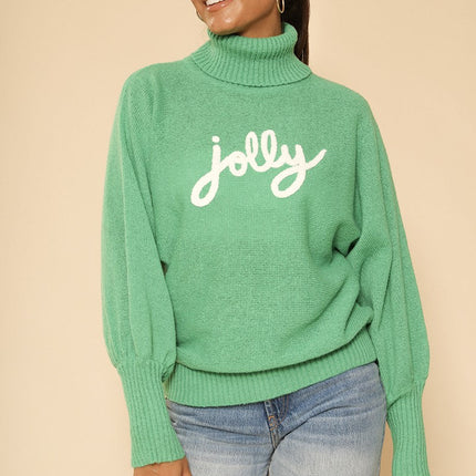Turtleneck holiday sweater