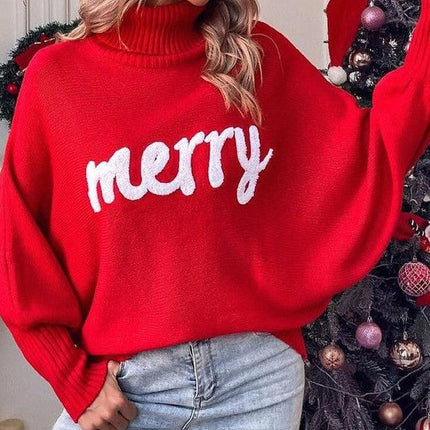 Turtleneck holiday sweater
