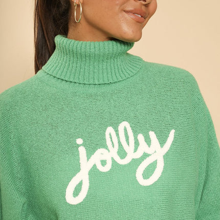 Turtleneck holiday sweater
