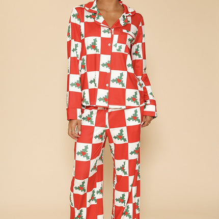 Holiday Christmas pajama set