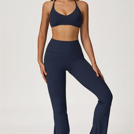 The Lily Sports Bra Flared Leggings 2-Piece Set