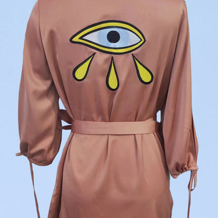 Satin Wrap Robe
