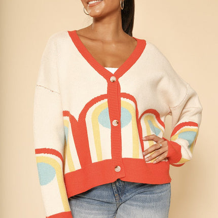 Retro Arch Cardigan
