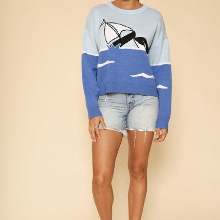 Orca knit sweater